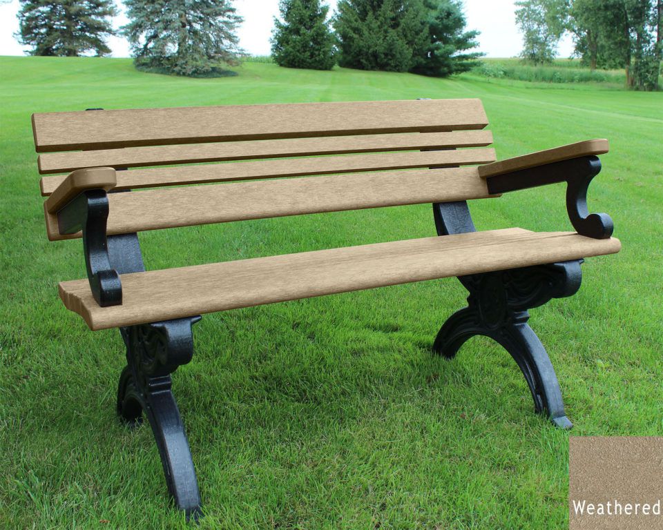 Hartford Park Bench: Outdoor Patio Furniture At American Recycled Plastic