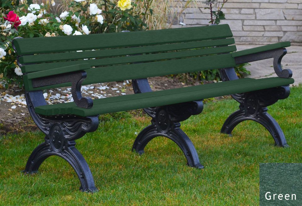 Hartford Park Bench: Outdoor Patio Furniture At American Recycled Plastic