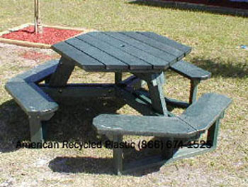 outdoor picnic table