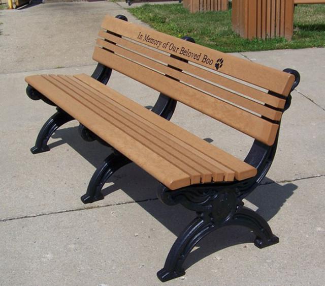 Memorial Benches for Adopt A Bench Donor Program Engraved or Routed