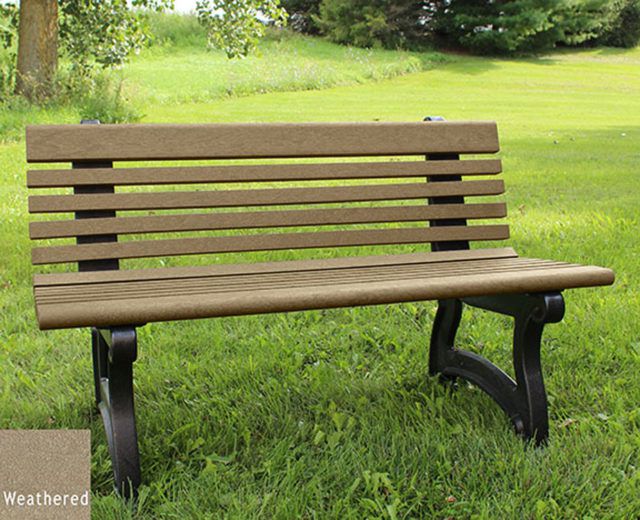 Willow Bench 4' Long | American Recycled Plastic