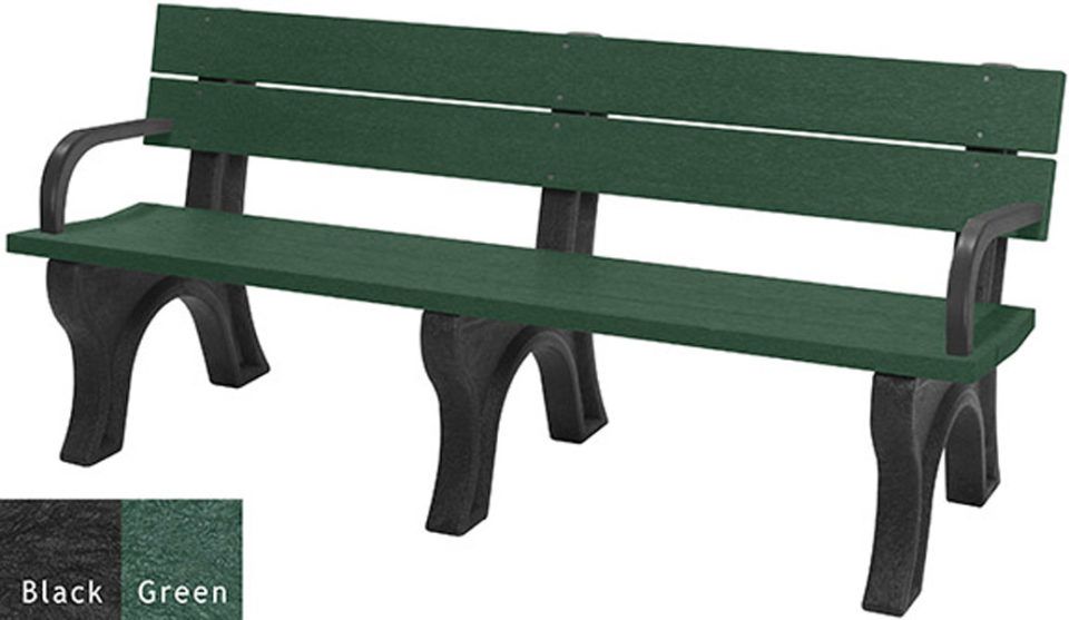 Deluxe park bench:Buy Outdoor Patio Furniture:American Recycled Plastic