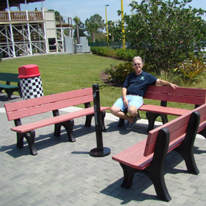 Deluxe Park Benches for Amusement Parks