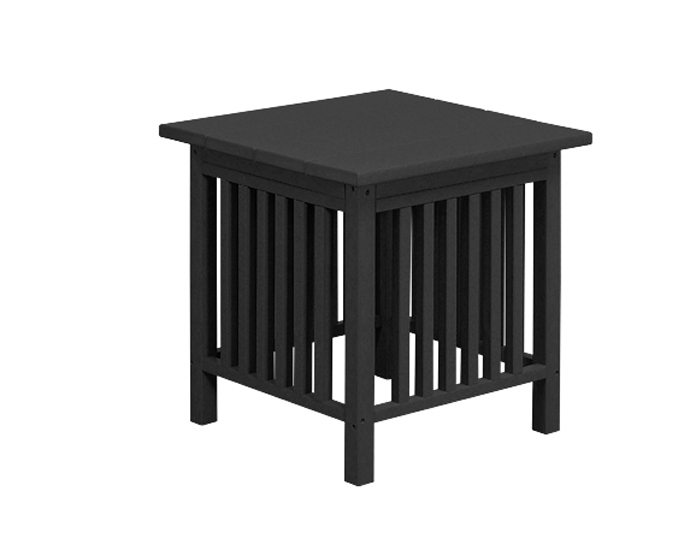 Mission Side Table in Black