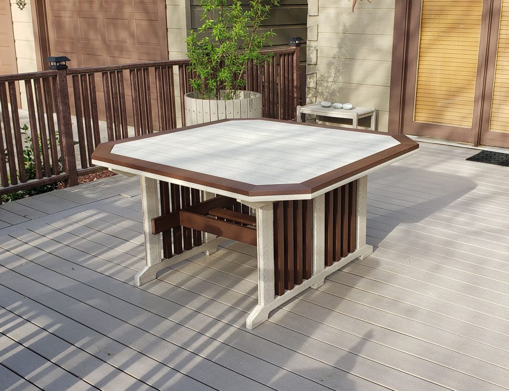 Dining Table Great Bay Square American Recycled Plastic