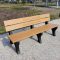 Deluxe Park Bench Custom Routed Engraved American Recycled Plastic