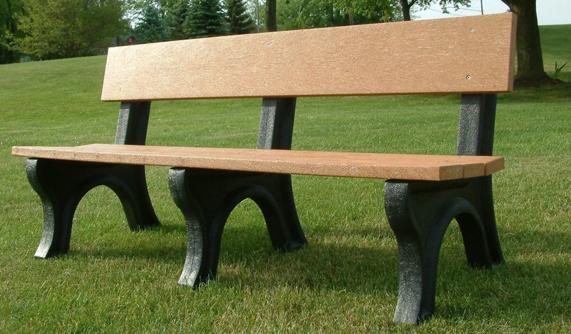 Landmark Bench, 6ft. Long | American Recycled Plastic