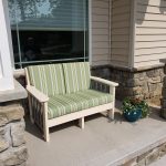 Loveseat Mission Outdoor Patio Furniture by American Recycled Plastic
