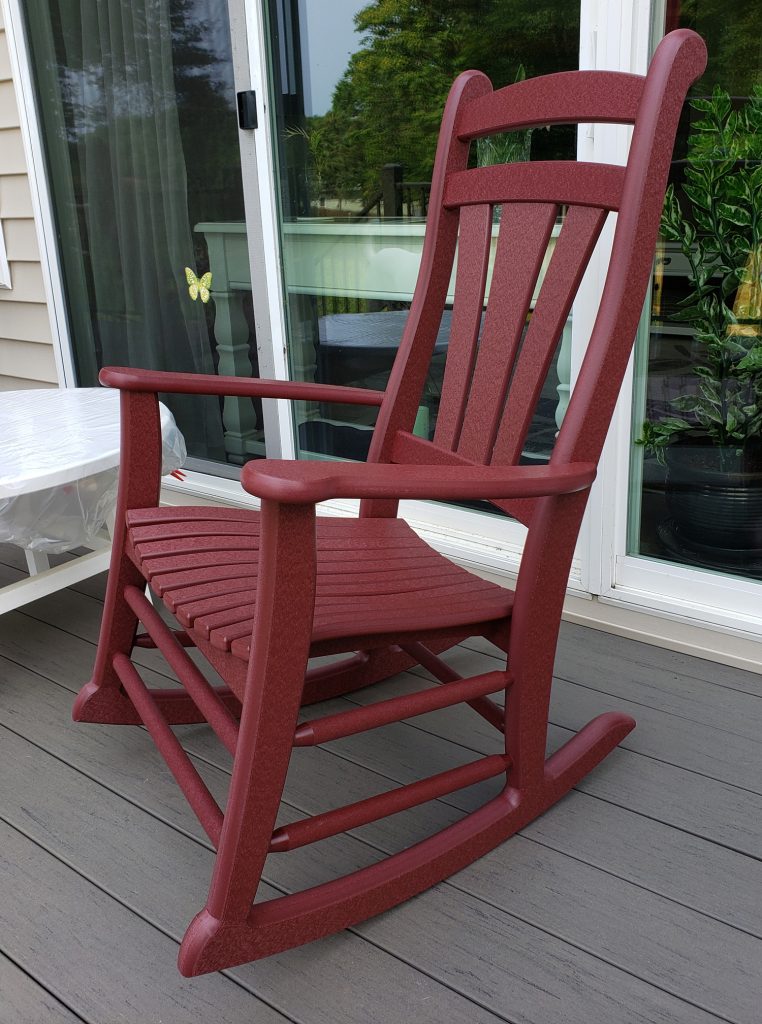 Rocker High Tide in Cherrywood by American Recycled Plastic