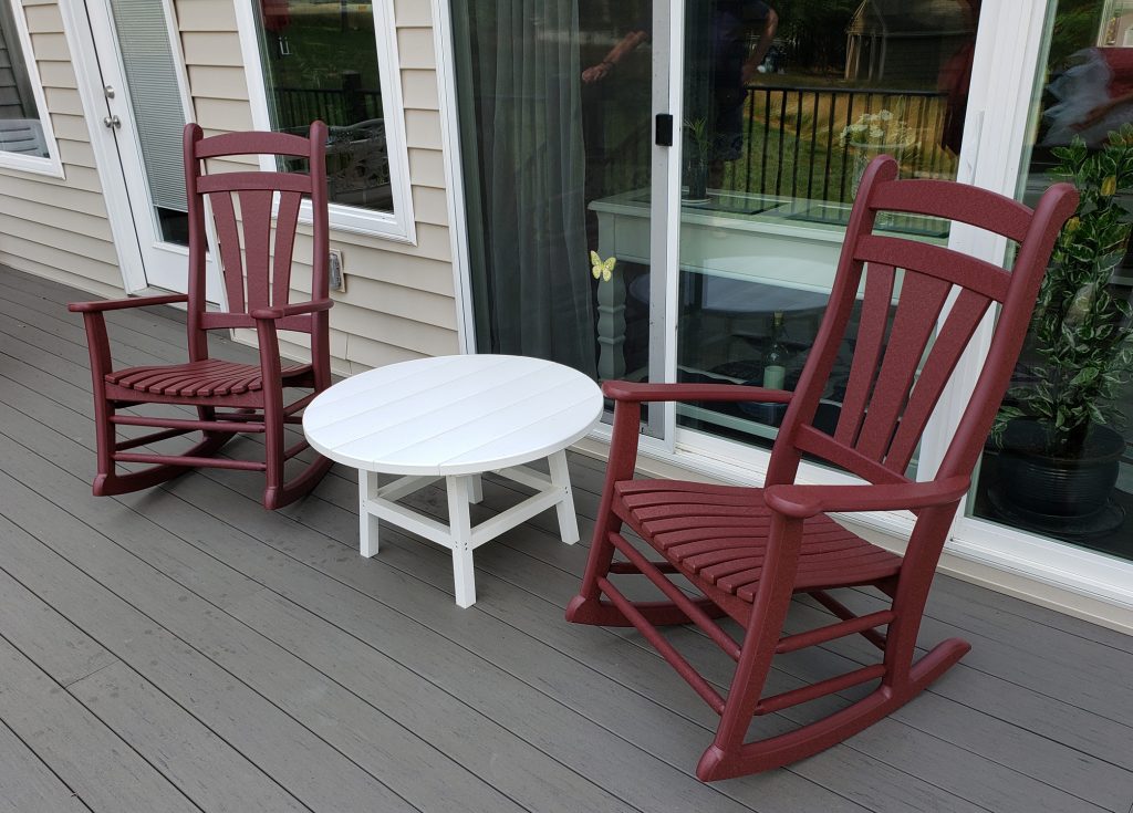 Rocker High Tide in Cherrywood by American Recycled Plastic