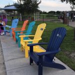 Donor Plaques on Sea Aira Adirondack Chairs by American Recycled Plastic