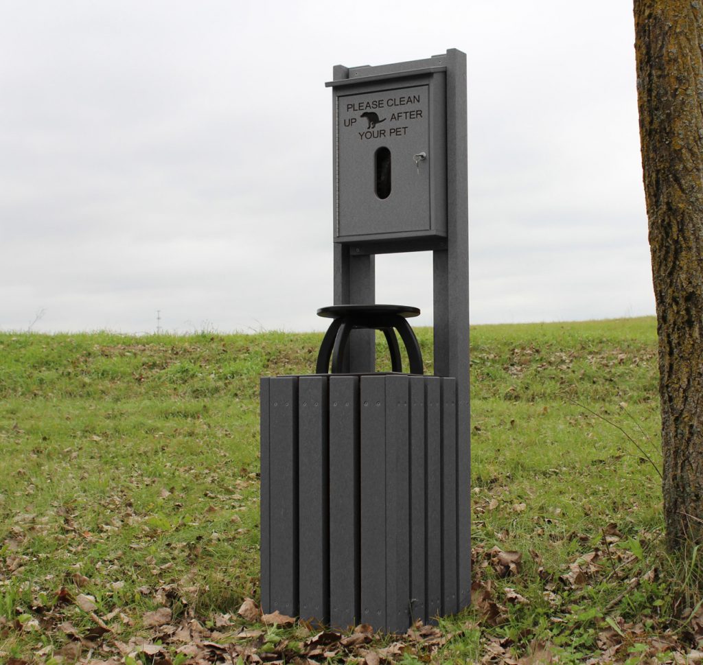 Pet Waste Station by American Recycled Plastic Site Amenities