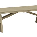 Garden Dining Backless Bench by American Recycled Plastic