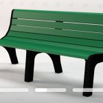 Newport Park Bench by American Recycled Plastic