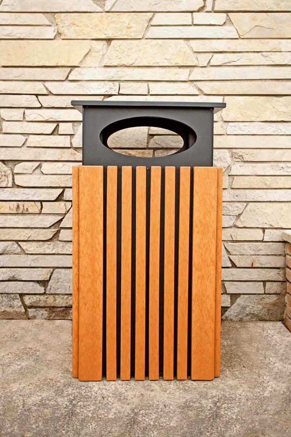 Waste / Trash Receptacles Heritage Deluxe Raincap 40 Gl American