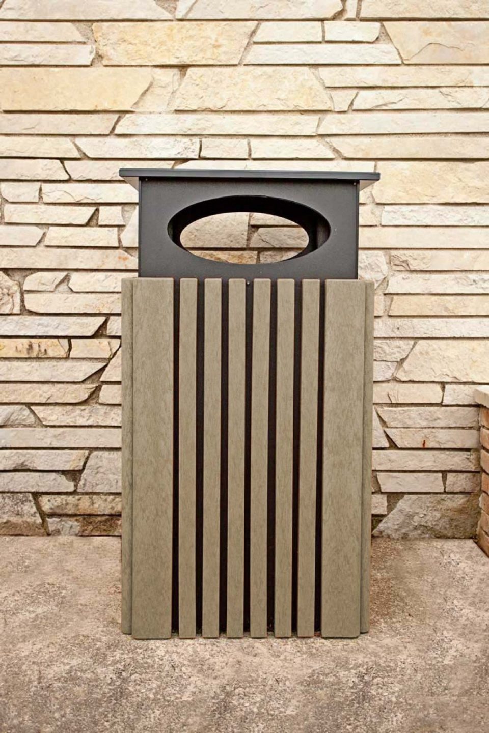 Waste / Trash Receptacles Heritage Deluxe Raincap 40 Gl American