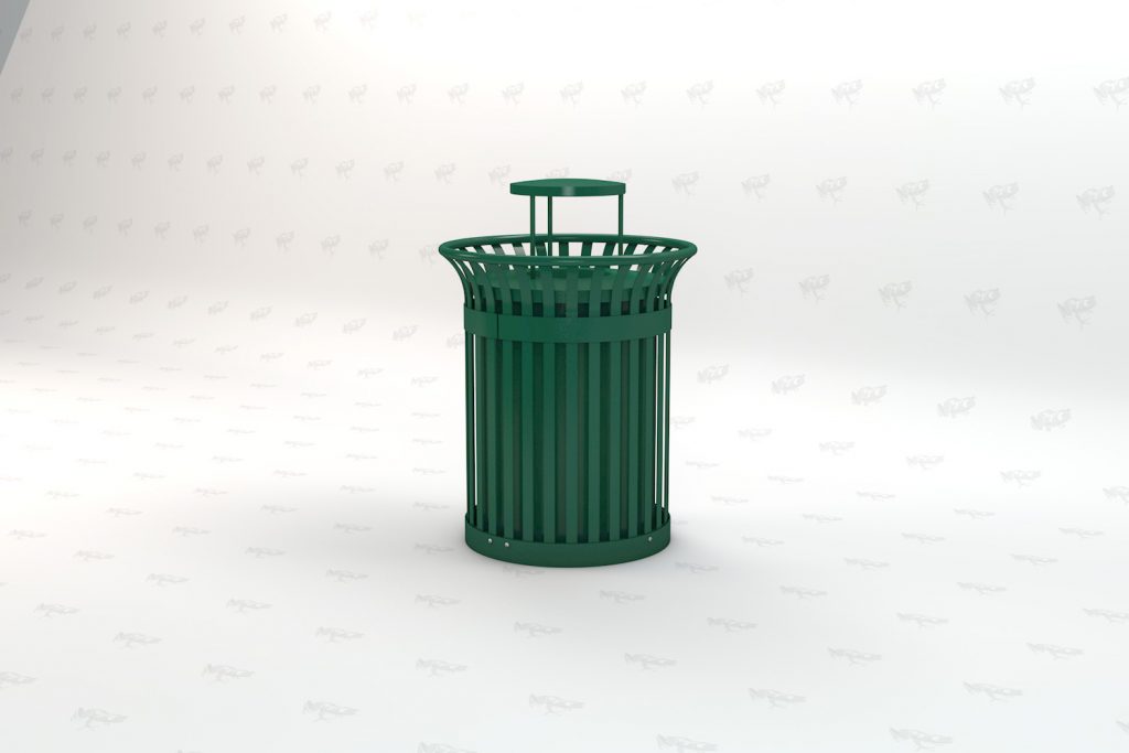 Richmond waste receptacle by American Recycled Plastic