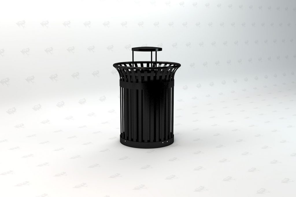 Richmond waste receptacle by American Recycled Plastic