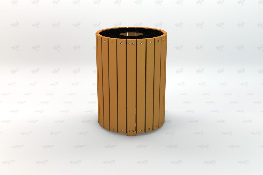 Simpson waste receptacle by American Recycled Plastic