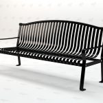 Rockford Metal Bench by American Recycled Plastic