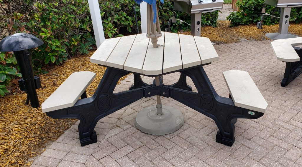 Heritage ADA Hexagon Picnic Table by American Recycled Plastic