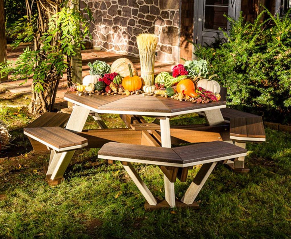 Octagon Picnic Table by American Recycled Plastic