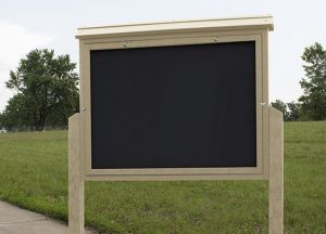 Site Amenities Legacy Message Boards at American Recycled Plastic