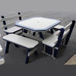 Garden Dining Set by American Recycled Plastic