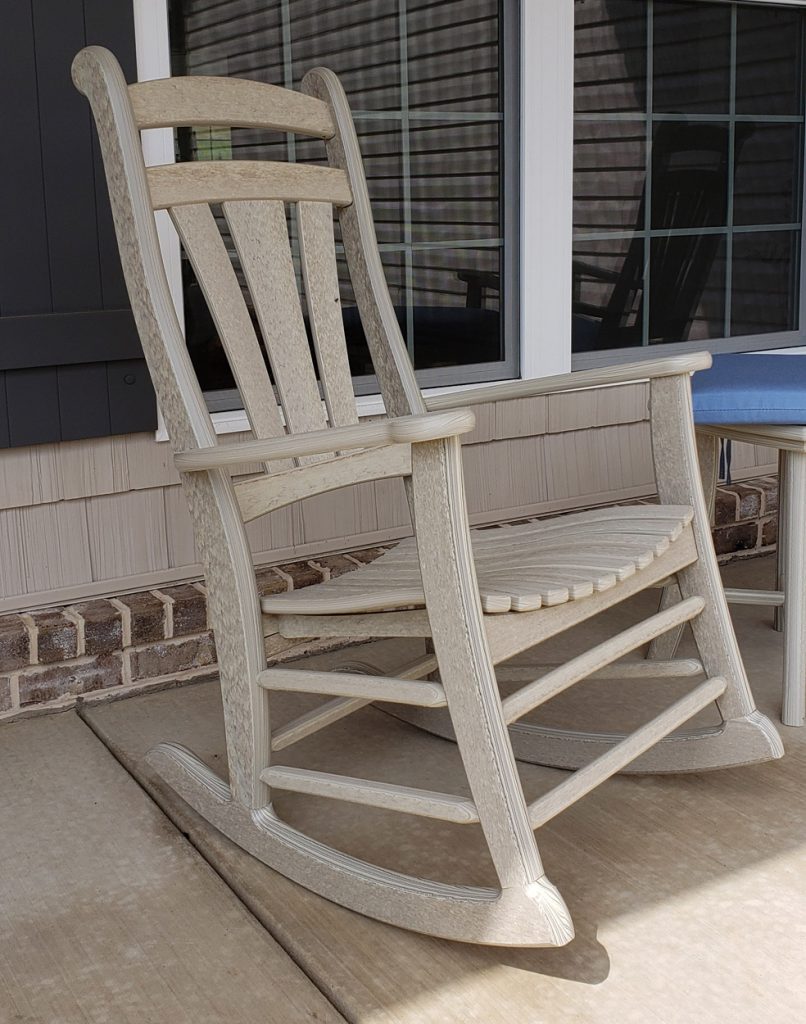 High Tide Side Table and Rocker from American Recycled Plastic