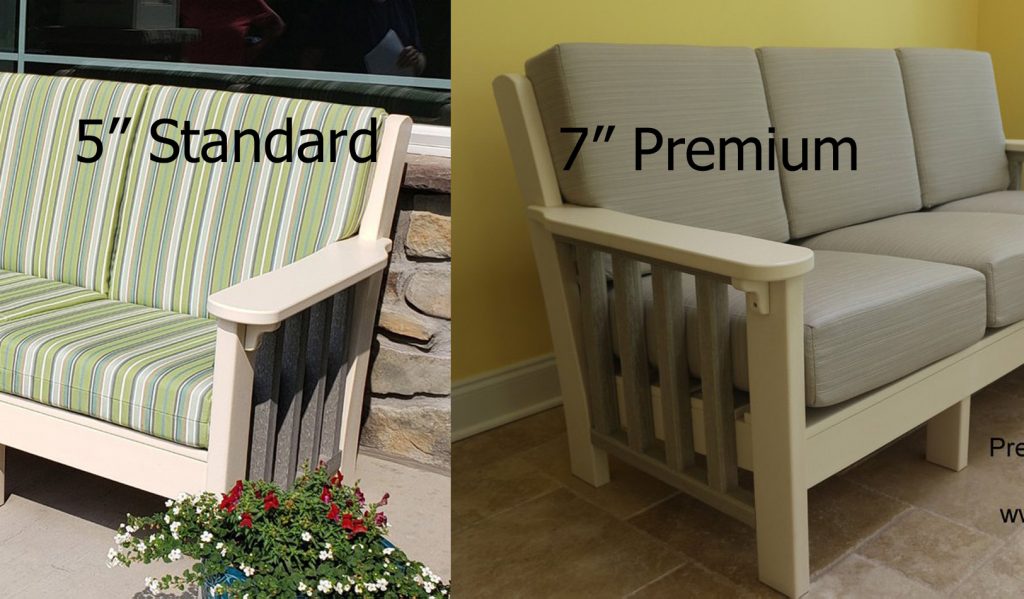 American Recycled Plastic Patio Furniture Cushion Comparison