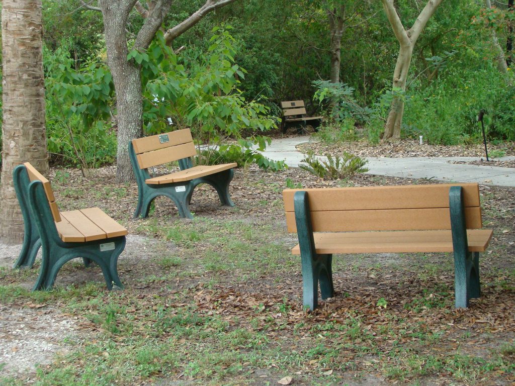 Deluxe Park Bench at American Recycled Plastic