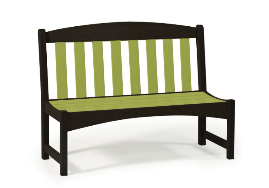 Armless Seashore Bench at American Recycled Plastic